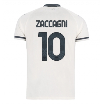 Billige Fotballdrakt Lazio Mattia Zaccagni #10 Replika Bortedrakt 2025-26 Kortermet
